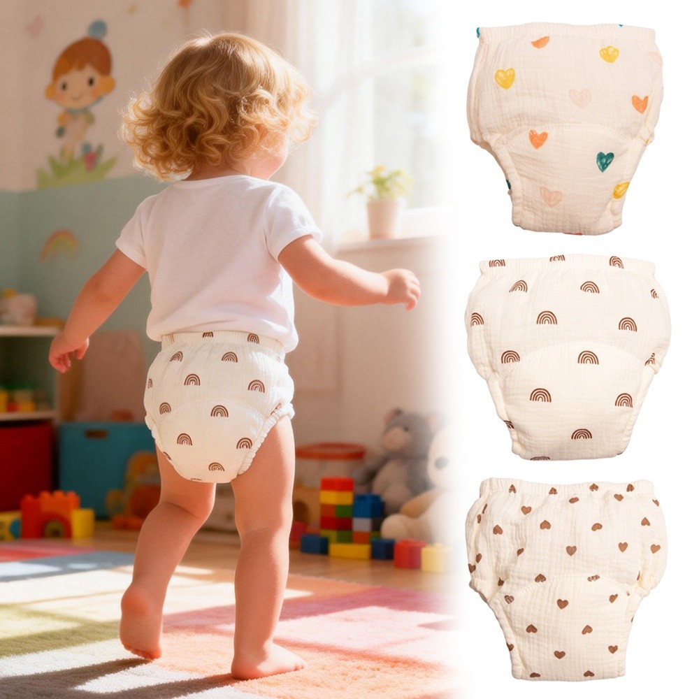 Toddler Training Pants Leak Proof - 면 거즈 아기 훈련 팬츠 통기성