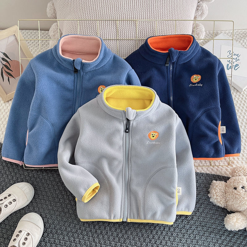 Toddler Boy Winter Fleece Jacket - 2026년 신상 아동용 남아 여아 폴라플리스