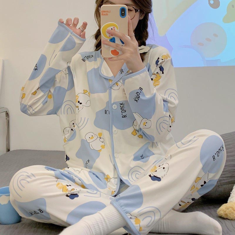 Maternity Wear - 임산부복 봄/여름 경량 산후 가운 수유복