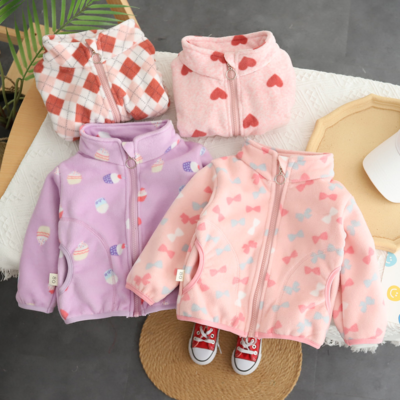 Toddler Boy Winter Fleece Jacket - 2026년 가을 아동용 남아 만화 캐릭터