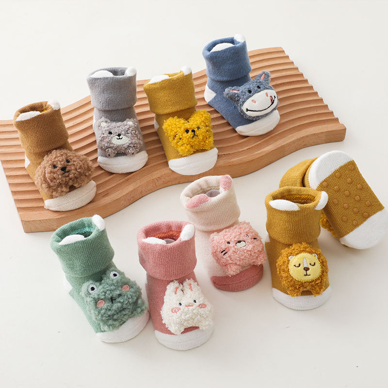 Unisex Baby Socks Non Slip - 신생아 아기 소녀 소년 귀여운 만화