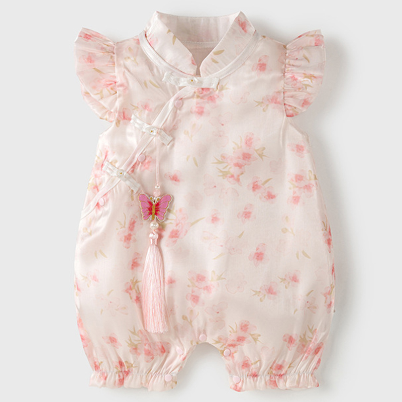 Newborn Baby Girl Romper Floral - 여름 신생아 소녀 옷 패션 중국