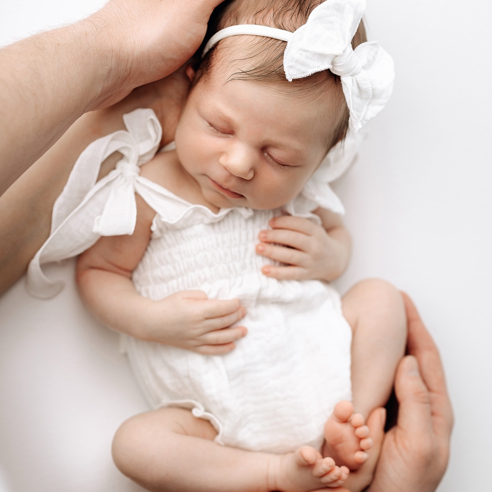 Infant Photography Props Outfit - 부드러운 신생아 사진 소품 흰색 모슬린