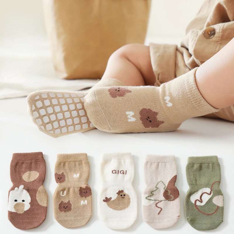 Unisex Baby Socks Non Slip - 새로운 가을 겨울 Kawaii 아기 튜브