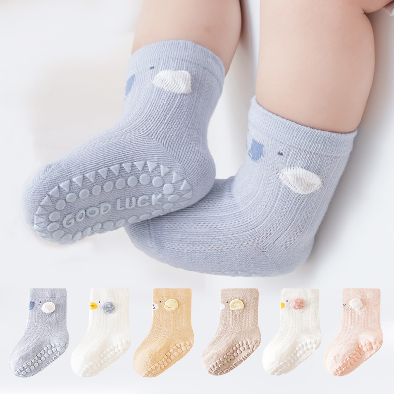 신생아 및 유아용 3 쌍 만화 아기 바닥 양말 메쉬 얇 - Unisex Baby Socks Non Slip 리뷰 및 가격