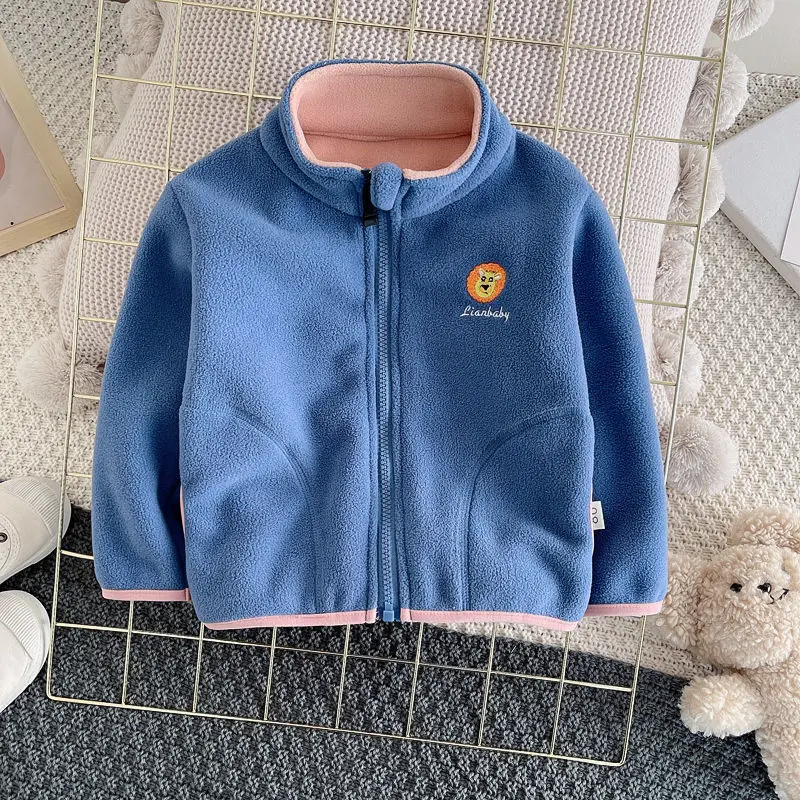 아동용 따뜻한 후드 베이비 코트, 폴라플리스 가디건 재 - Toddler Boy Winter Fleece Jacket 리뷰 및 가격