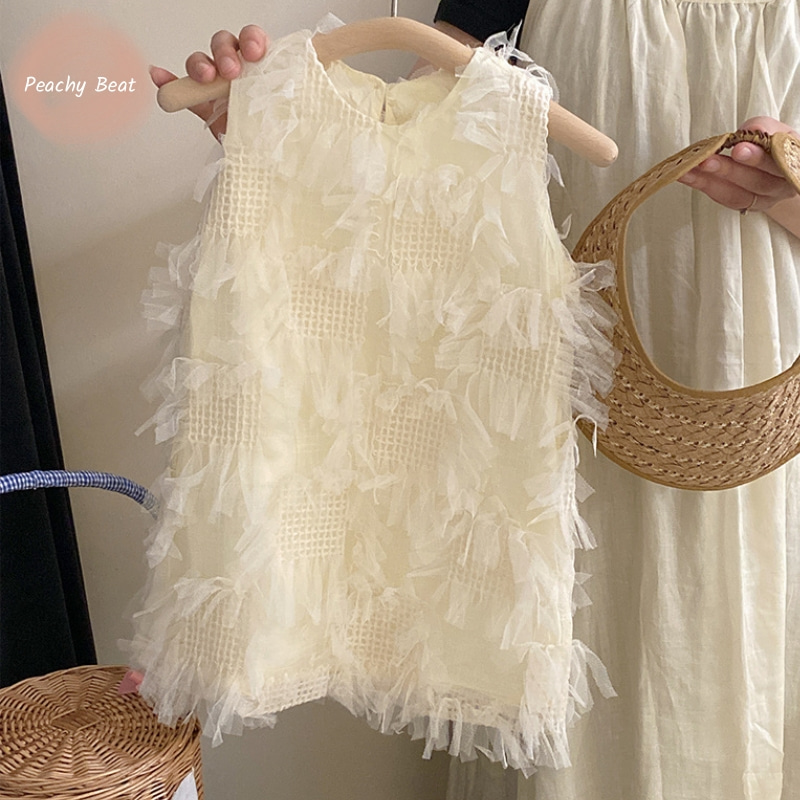 여아 공주 코튼 하이 엔드 원피스 민소매 유아, 우아한 - Toddler Girl Tulle Party Dress 리뷰 및 가격