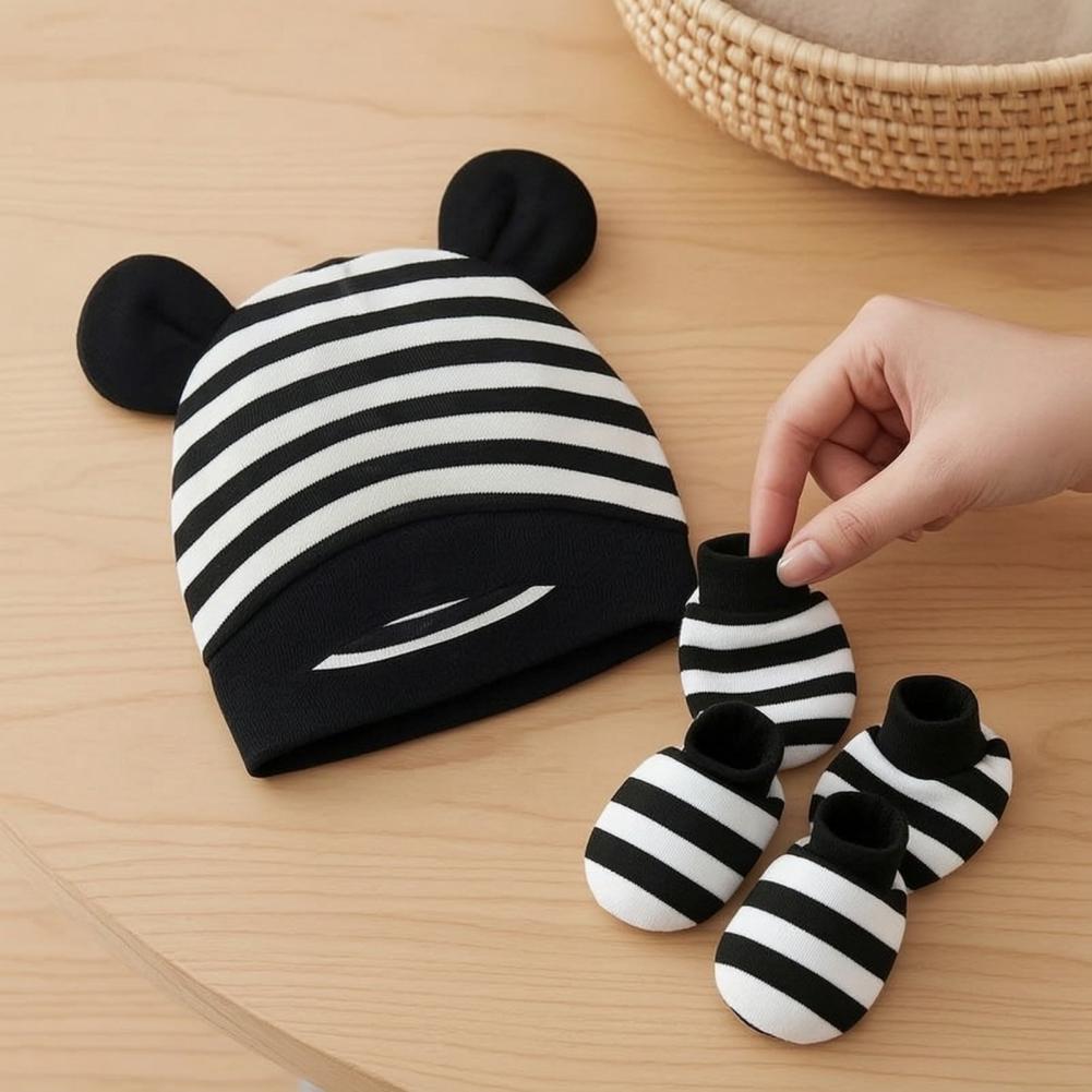 신생아용 안티 스크래치 장갑 신생아 모자 장갑 세트 면 - Infant Beanie Hat With Ears 리뷰 및 가격
