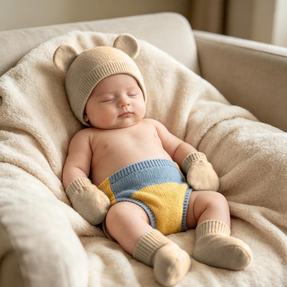 신생아용 안티 스크래치 장갑 신생아 모자 장갑 세트 면 - Infant Beanie Hat With Ears 리뷰 및 가격