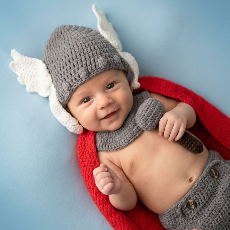 신생아 사진 소품 토르 아기 의상 어벤저 스 슈퍼 히어 - Infant Photography Props Outfit 리뷰 및 가격