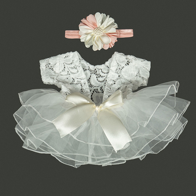 아기 사진 소품 복장 레이스 나비 매듭 스커트 꽃 머리 - Infant Photography Props Outfit 리뷰 및 가격